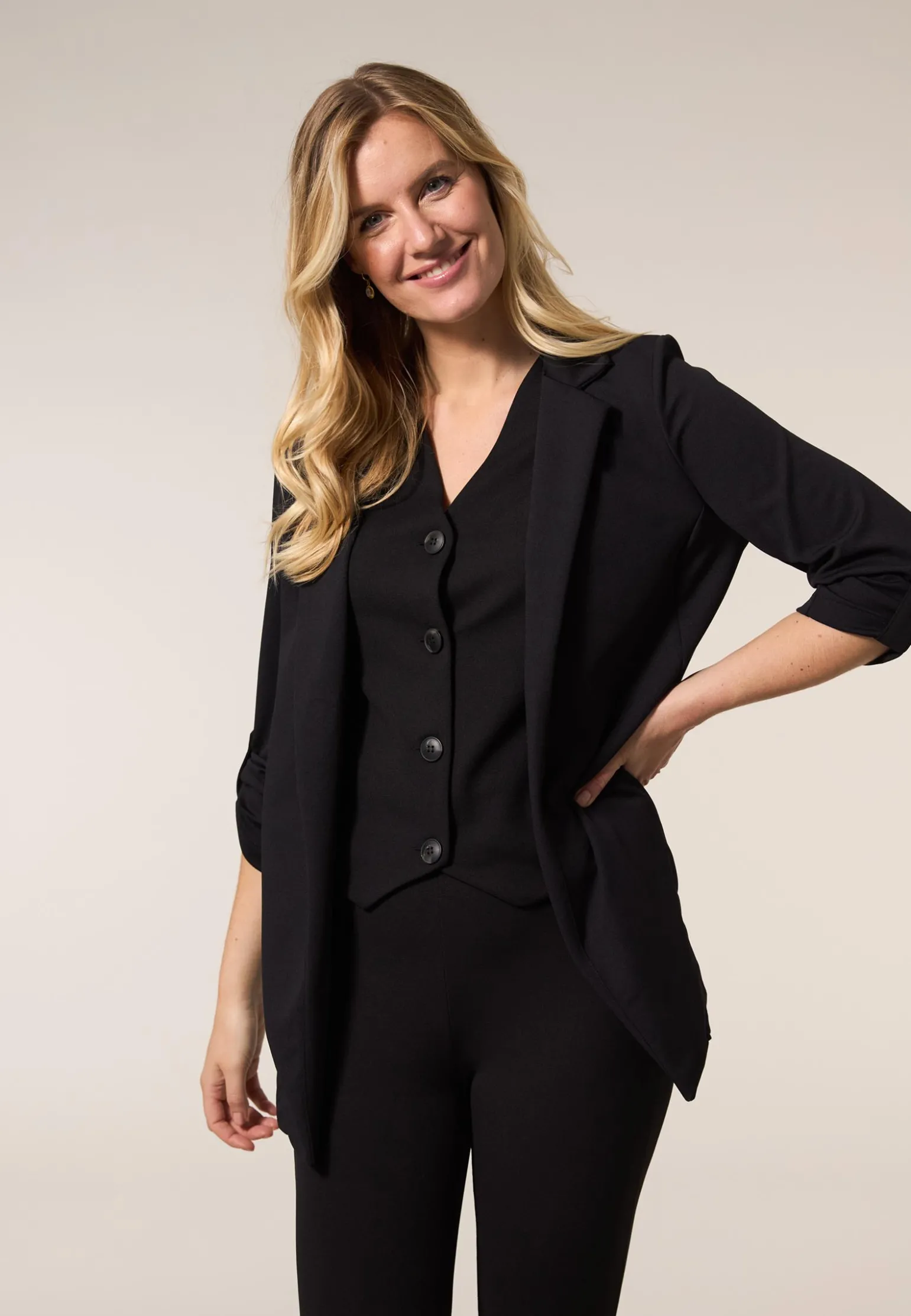 Discount Miss Etam Blazer Zwart