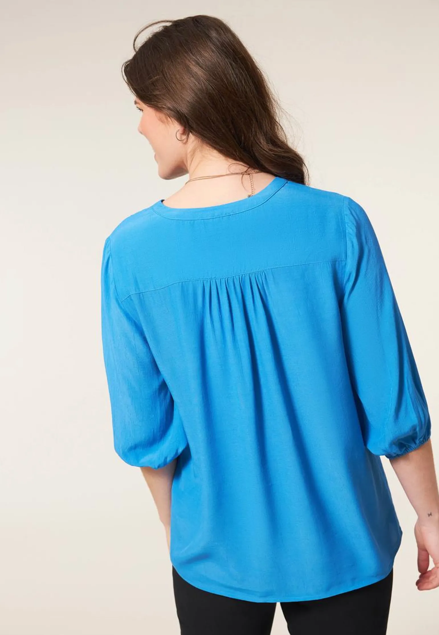 Sale Miss Etam Blouse blauw Fresh Blue