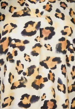 Miss Etam Blouse glans print naturel Multi offwhite