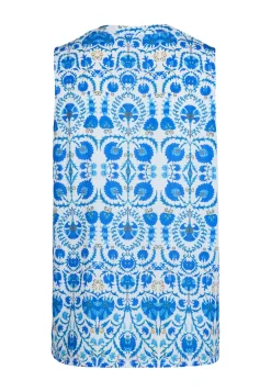 Discount Miss Etam Blouse mouwloos print Multi bright blue