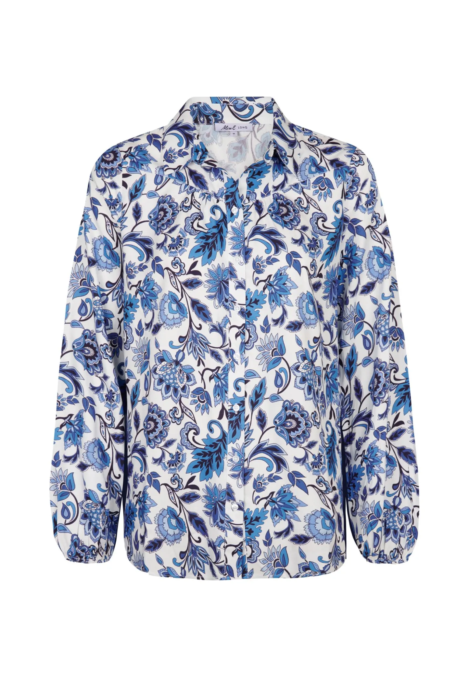 New Miss Etam Blouse print blauw Multi blauw