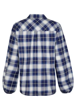 Outlet Miss Etam Blouse print blauw Multi donker blue