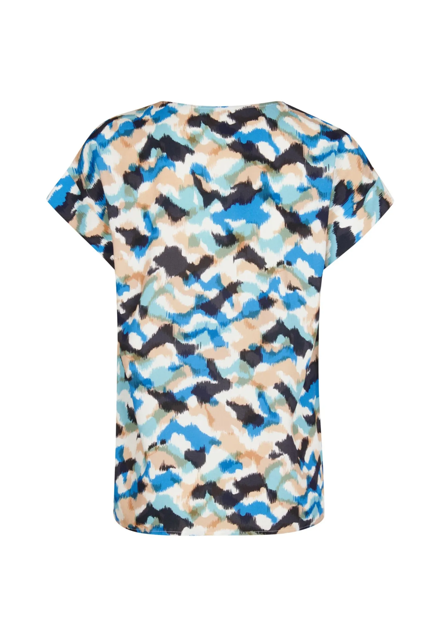 Best Miss Etam Blouse print blauw Multi soft aqua