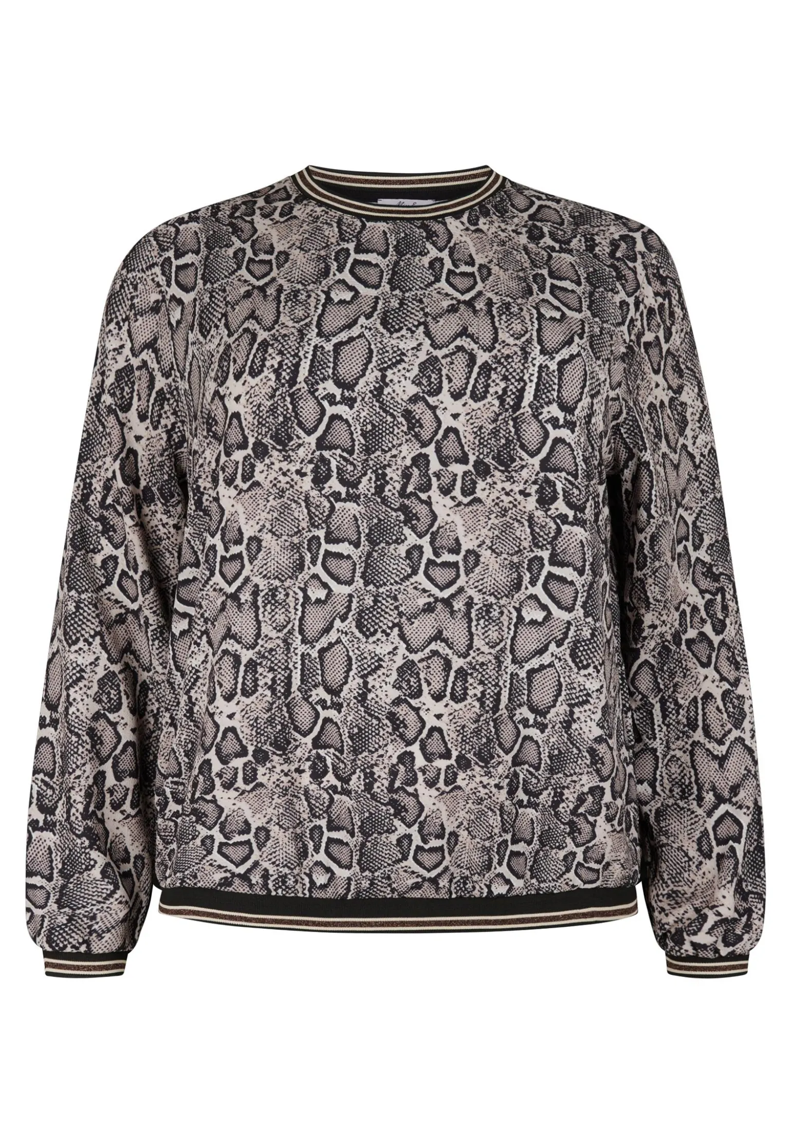 Hot Miss Etam Blouse print grijs Multi dark neutral