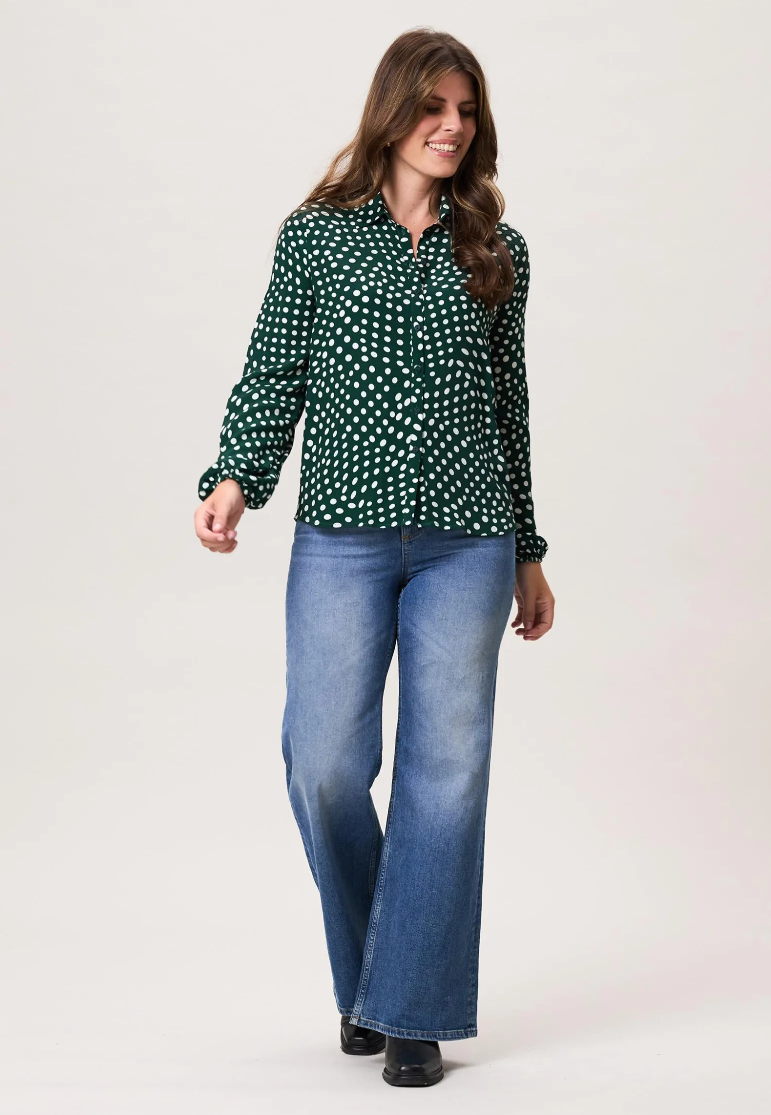 Sale Miss Etam Blouse print groen Multi dark green