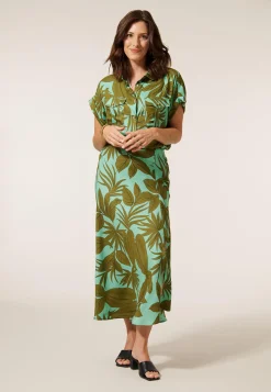 Hot Miss Etam Blouse print groen Multi dark mint