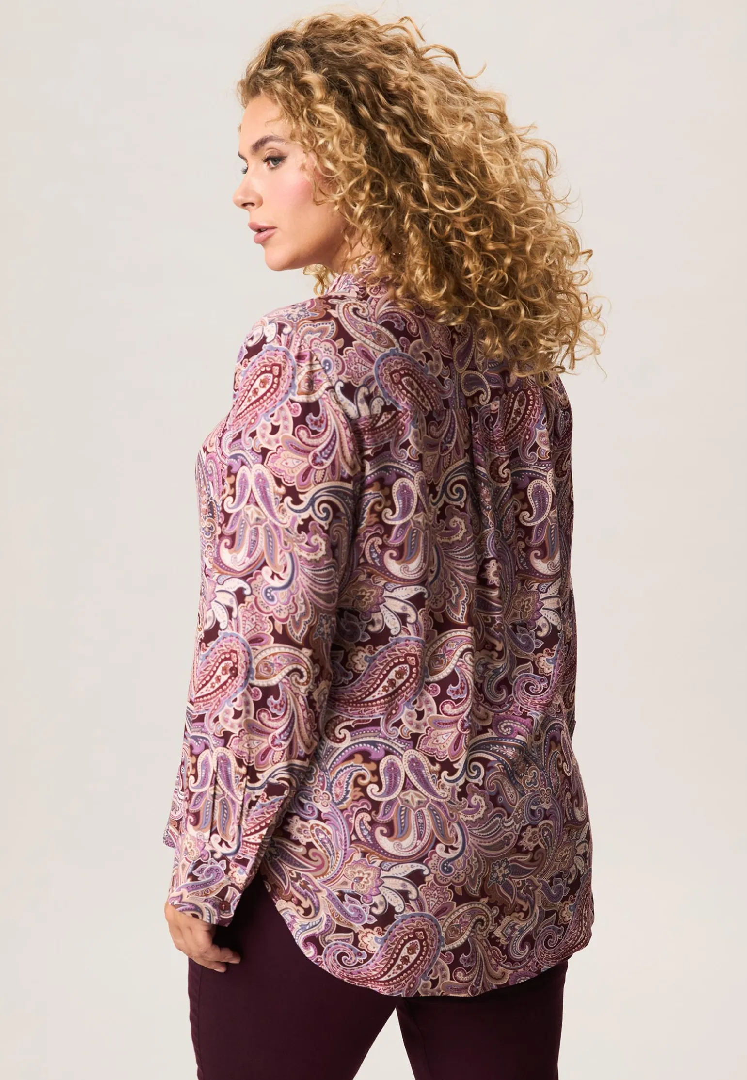 Hot Miss Etam Blouse print paars Multi aubergine