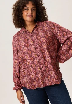 Clearance Miss Etam Blouse print rood Multi dark red