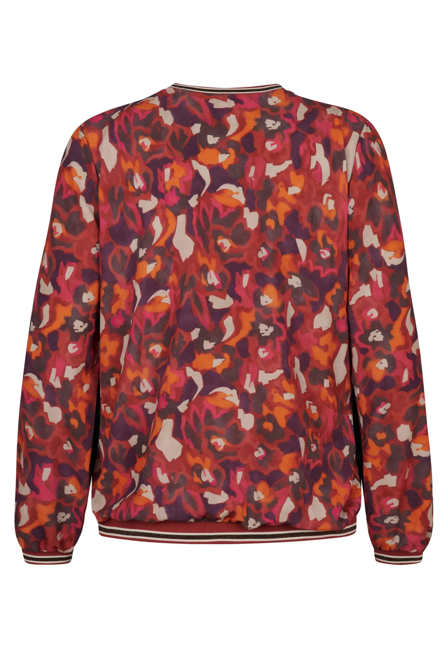 Best Miss Etam Blouse print rood Multi burned orange