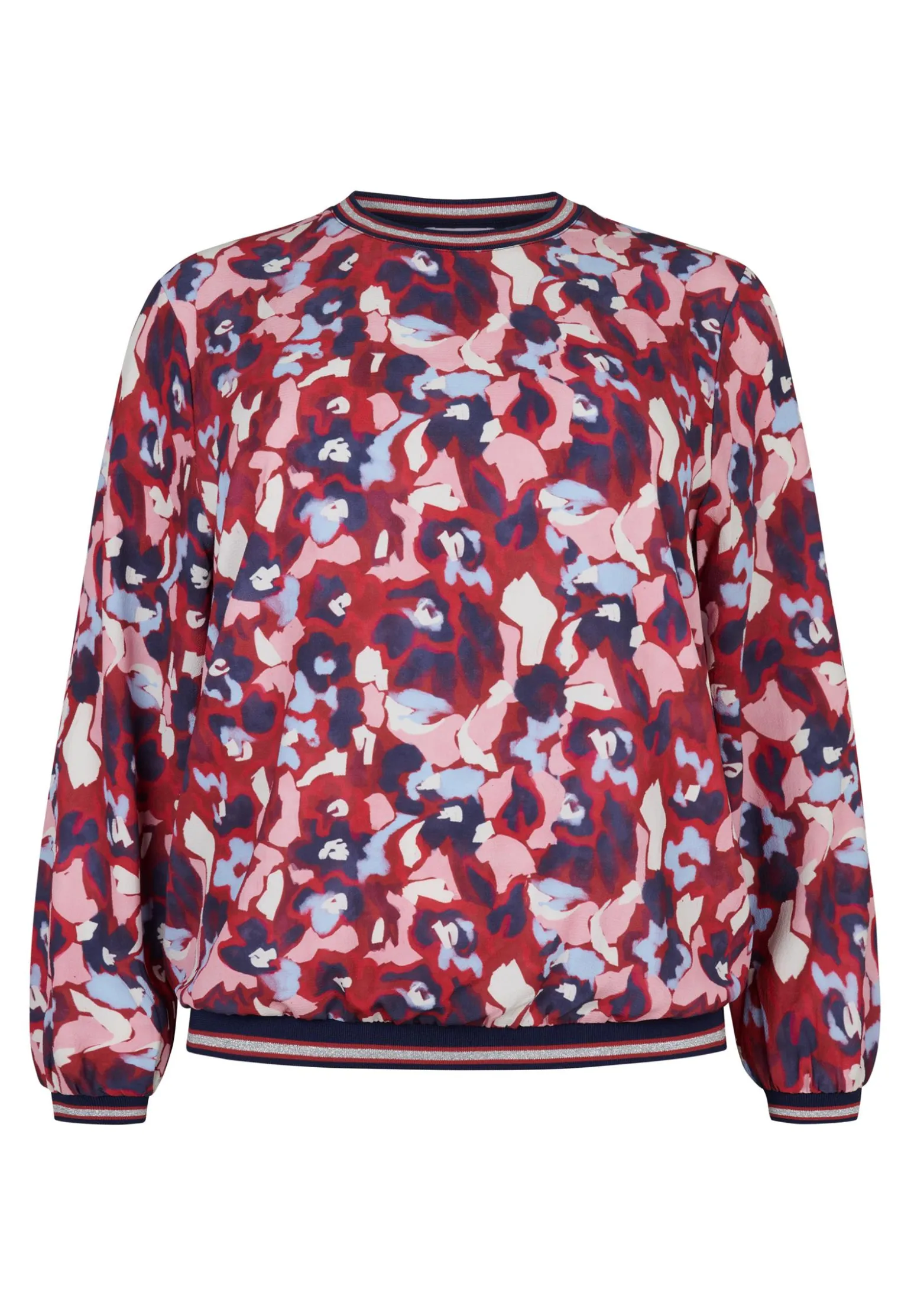 Discount Miss Etam Blouse print rood blauw Multi dark red