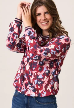 New Miss Etam Blouse print rood blauw Multi dark red