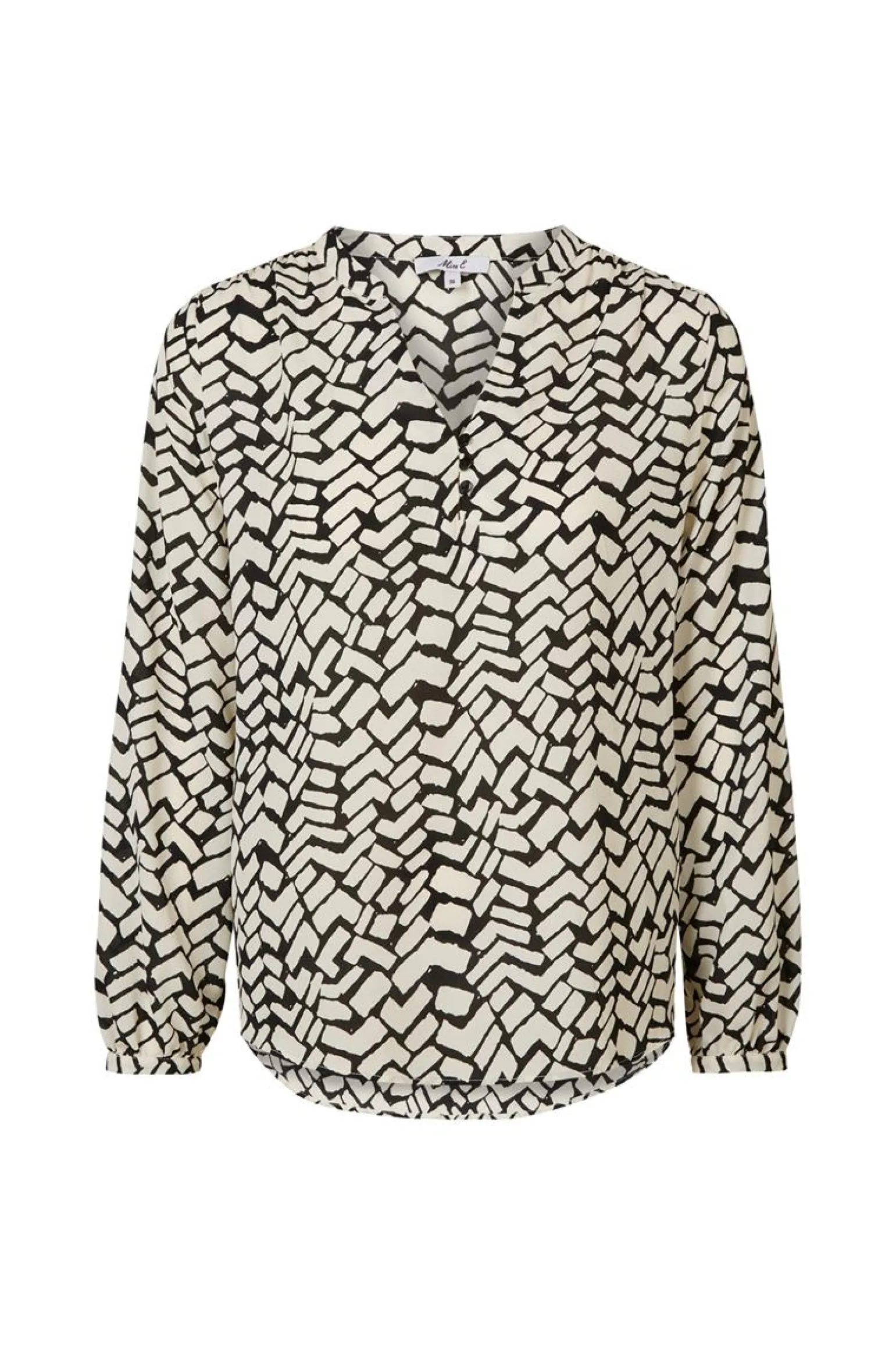 Clearance Miss Etam Blouse print zwart Multi zwart