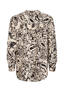 Outlet Miss Etam Blouse print zwart Multi zwart