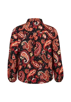 Hot Miss Etam Blouse print zwart Multi zwart