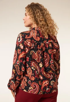 Hot Miss Etam Blouse print zwart Multi zwart