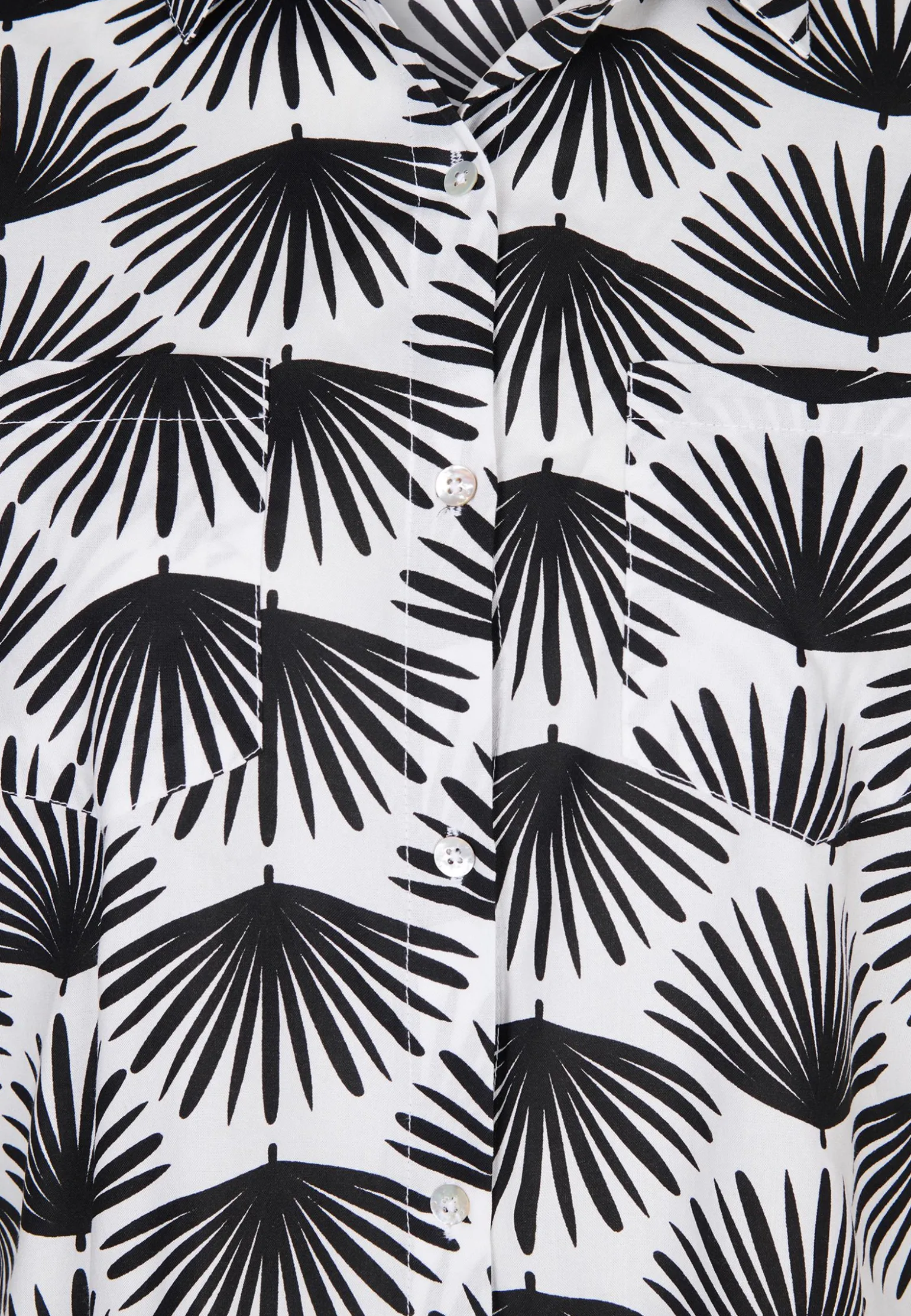 Miss Etam Blouse print zwart Multi offwhite