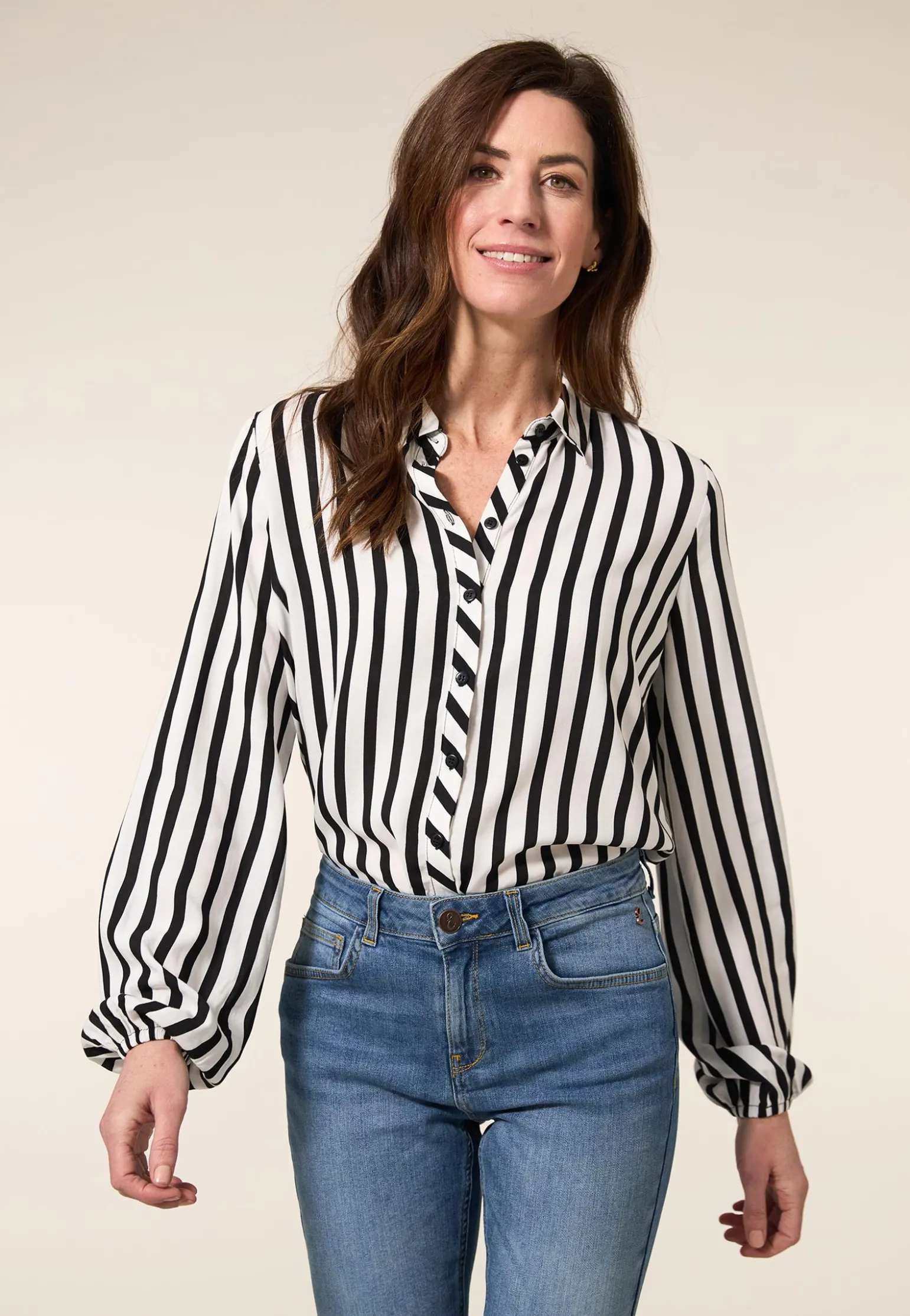 Online Miss Etam Blouse print zwart Multi zwart