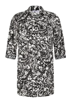 Best Miss Etam Blouse print zwart wit Multi zwart