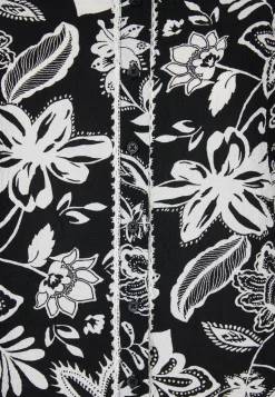 Outlet Miss Etam Blouse print zwart wit Multi zwart