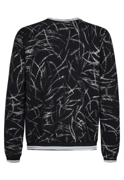 New Miss Etam Blouse print zwart zilver Multi silver