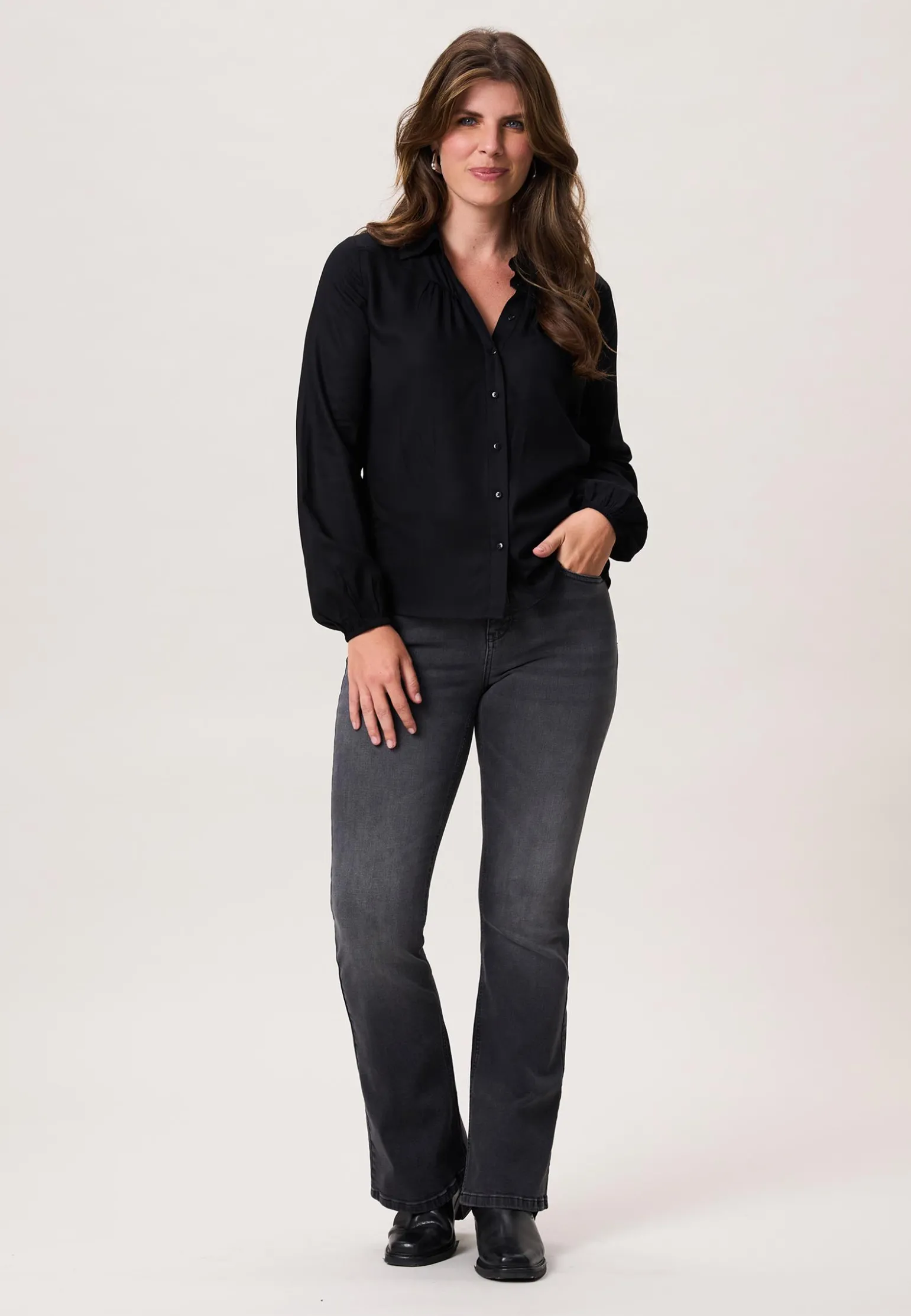 Clearance Miss Etam Blouse Zwart