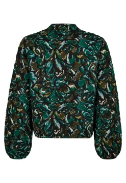 Online Miss Etam Bomber padded print groen Multi green