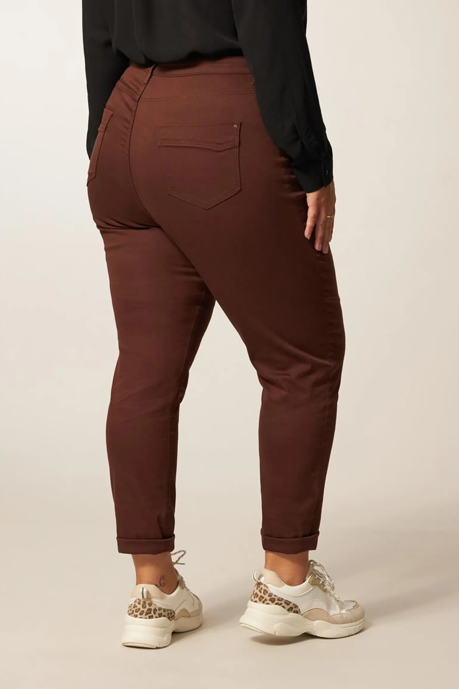 Discount Miss Etam Broek bruin 32" Coffee