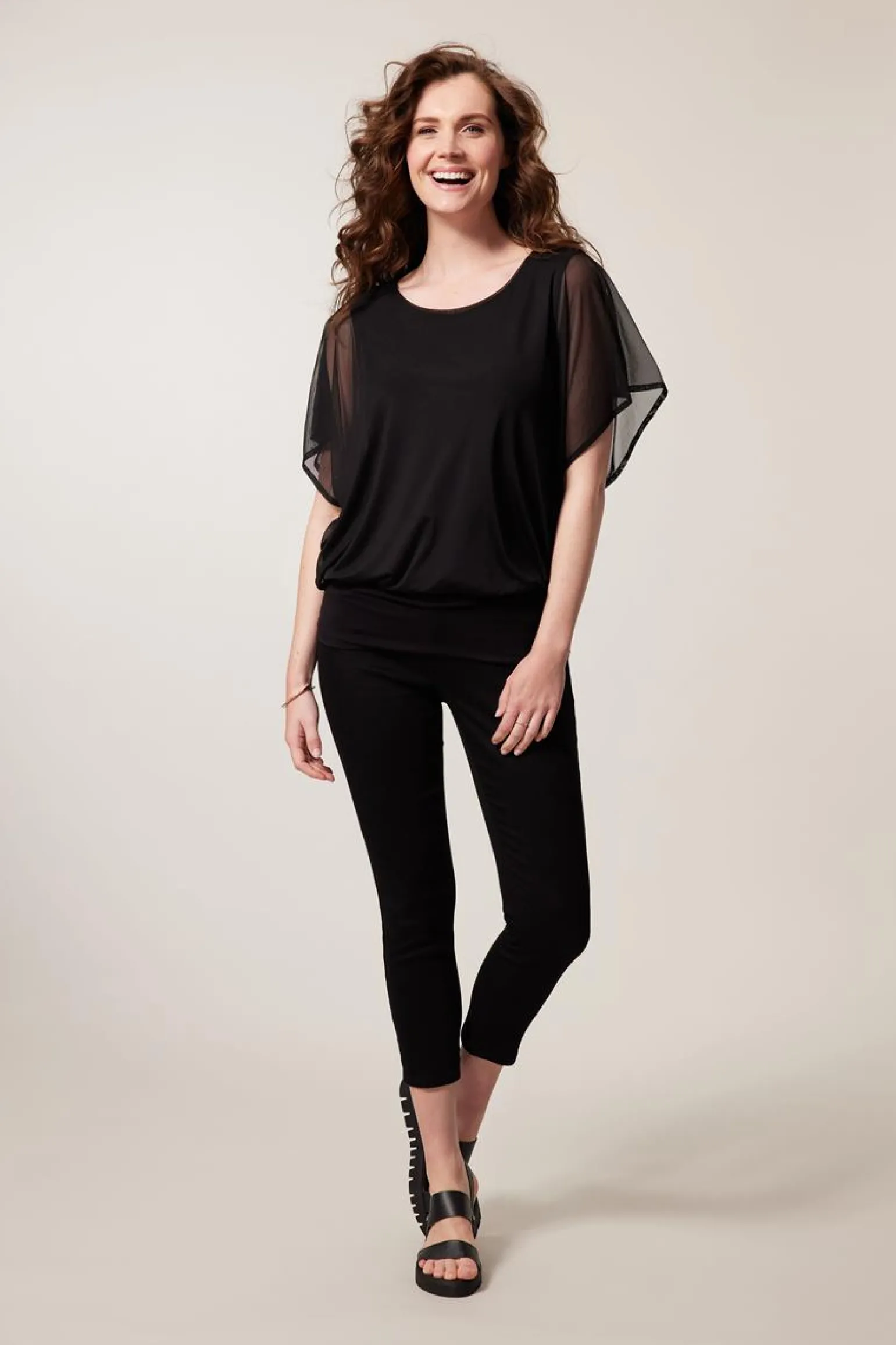 Sale Miss Etam Broek 'Elise' 7/8 Zwart
