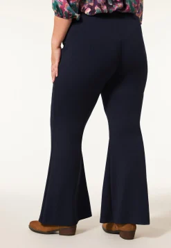 Sale Miss Etam Broek flared blauw 32