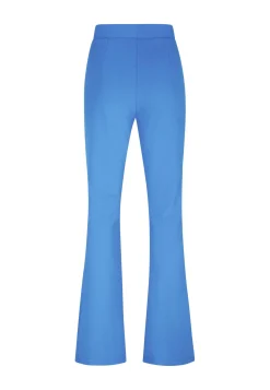 Outlet Miss Etam Broek flared leg blauw 36" Bright blue
