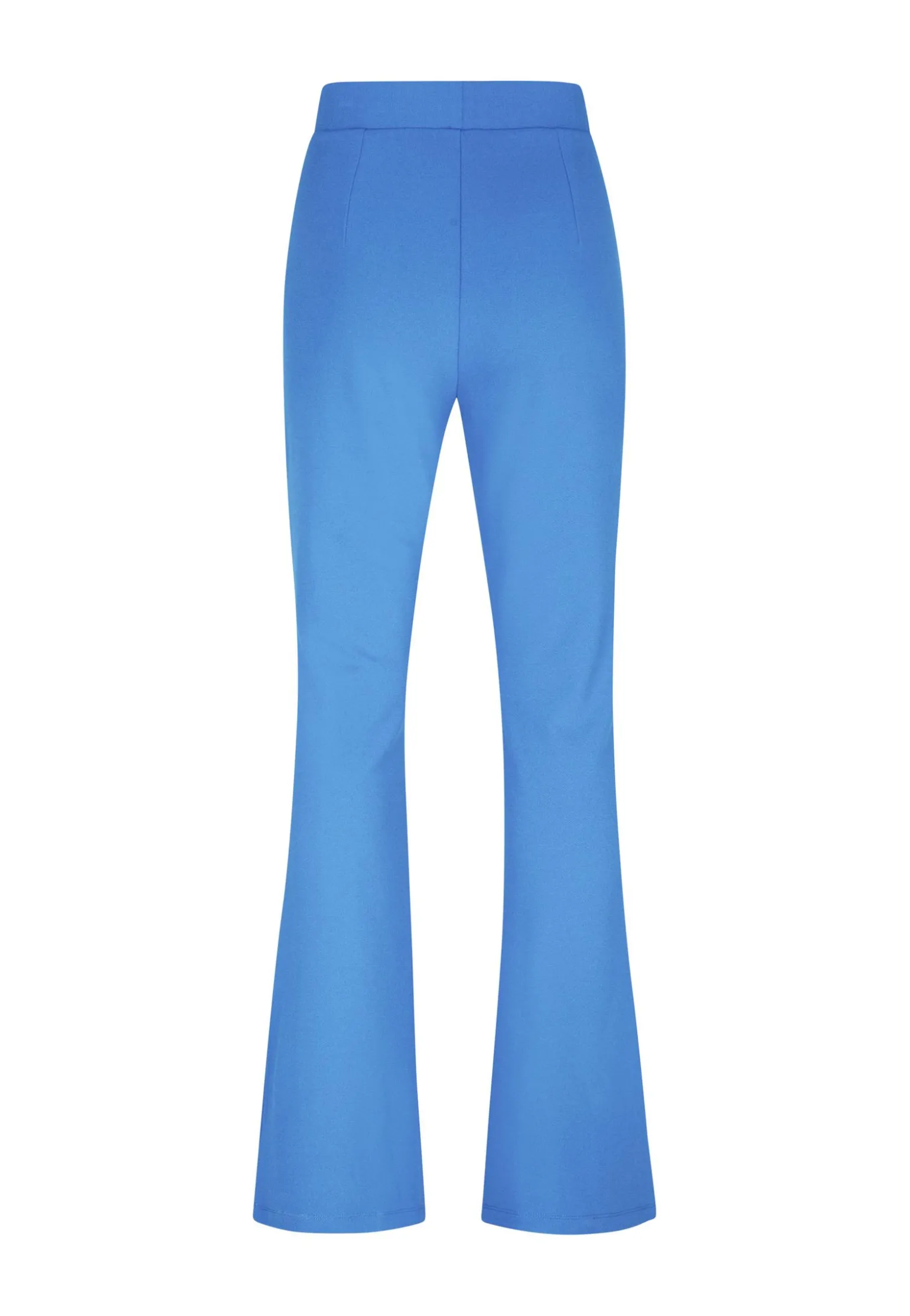 Outlet Miss Etam Broek flared leg blauw 36" Bright blue