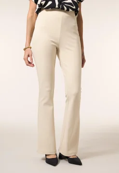 Clearance Miss Etam Broek flared leg naturel 32" Light sand