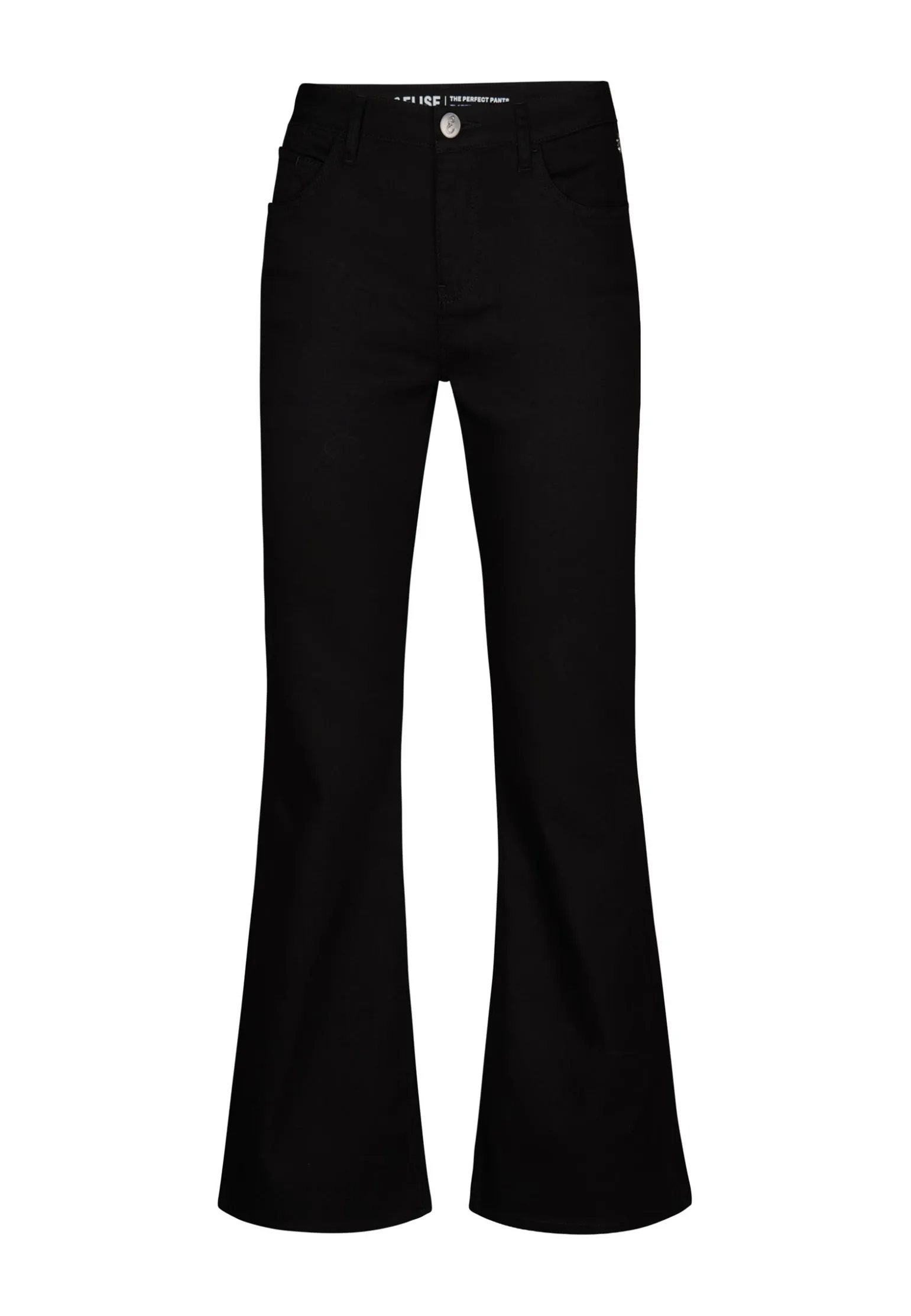 Online Miss Etam Broek flared leg 32" Zwart