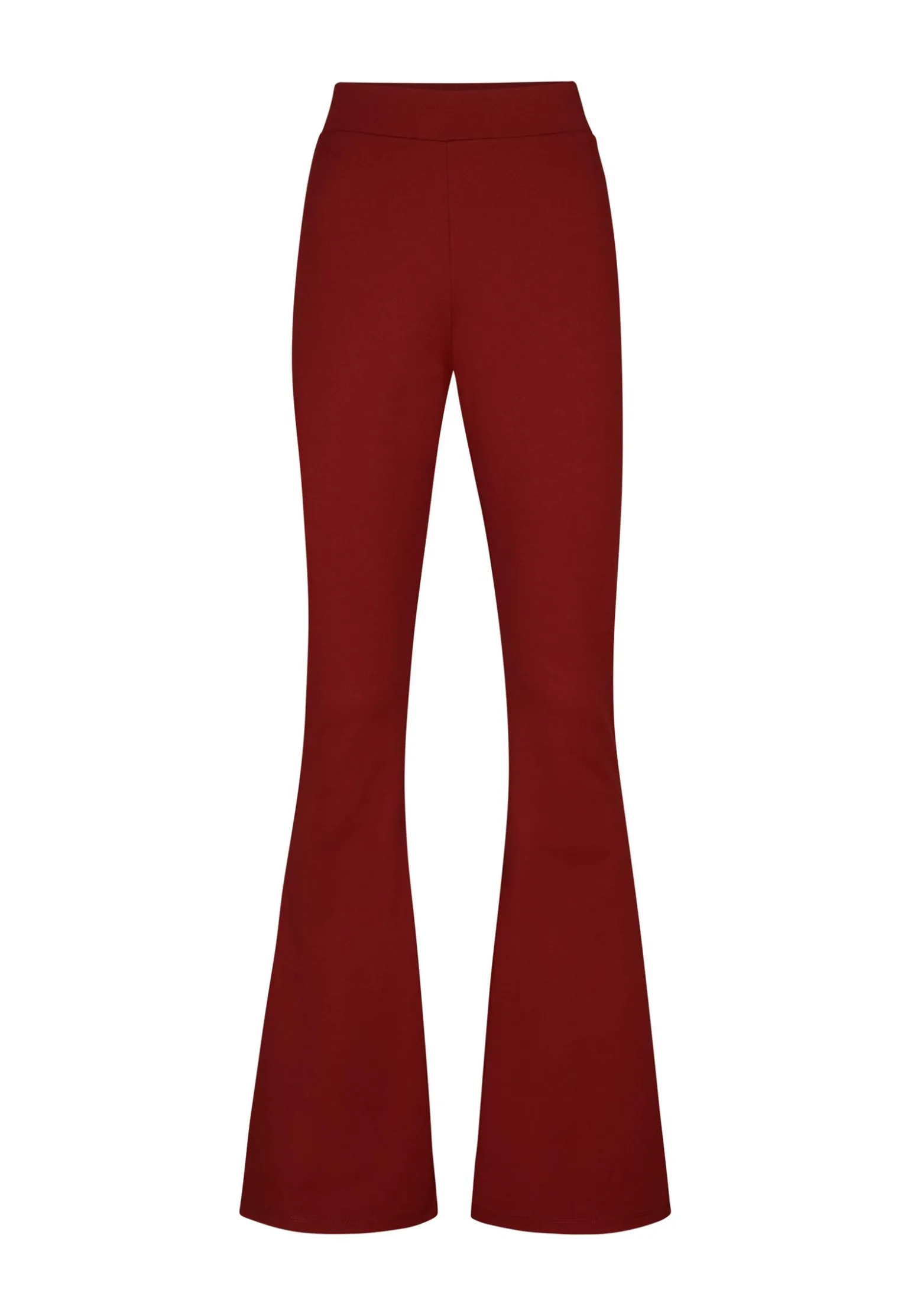 New Miss Etam Broek flared rood 36" Dark red