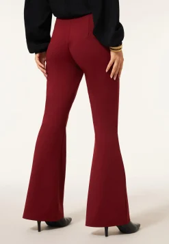 Discount Miss Etam Broek flared rood 32" Dark red