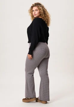 Sale Miss Etam Broek flared ruit rood 32