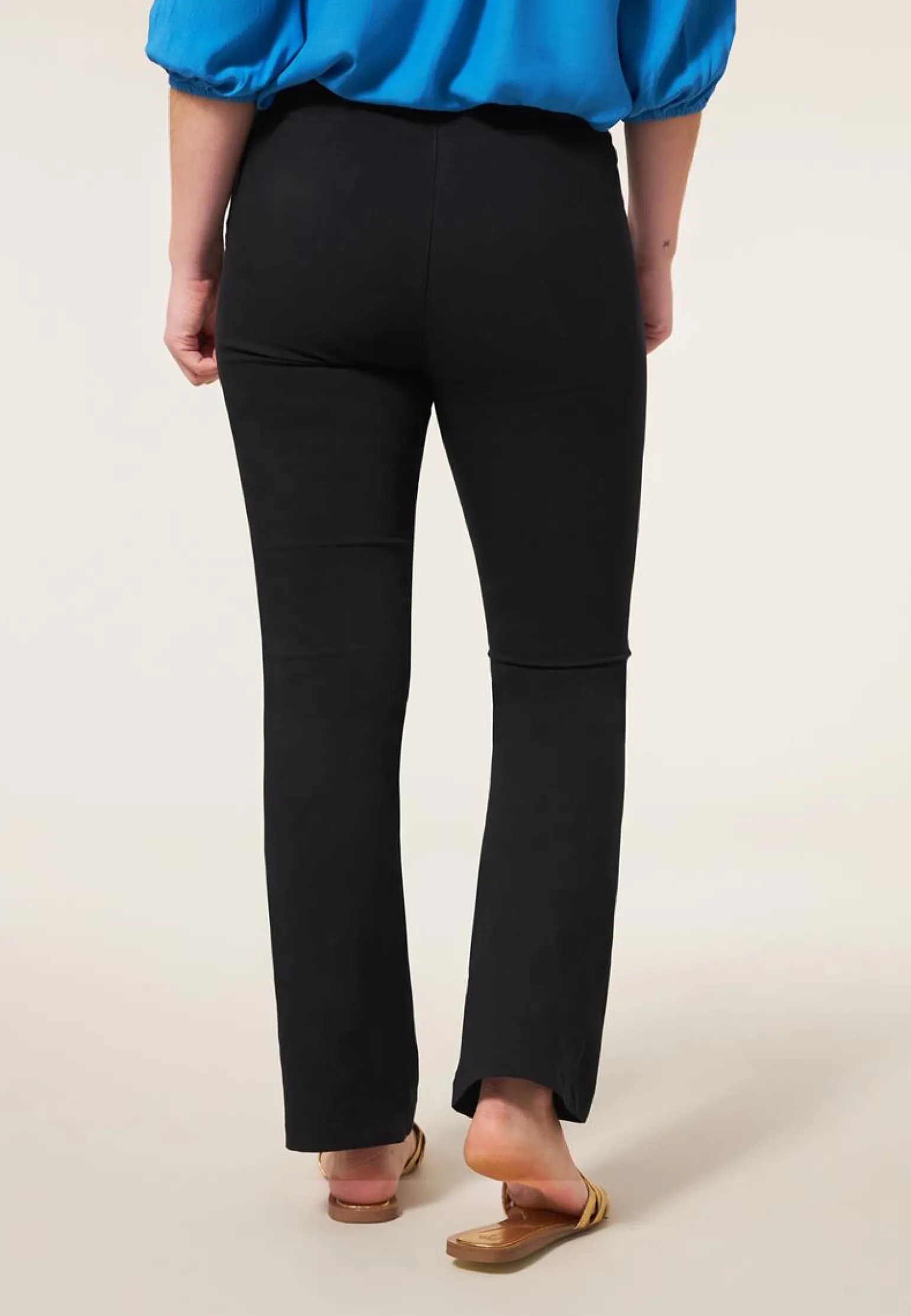 Miss Etam Broek flared 32" Zwart