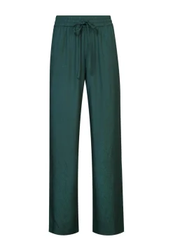Hot Miss Etam Broek jacquard wide leg groen Dark green