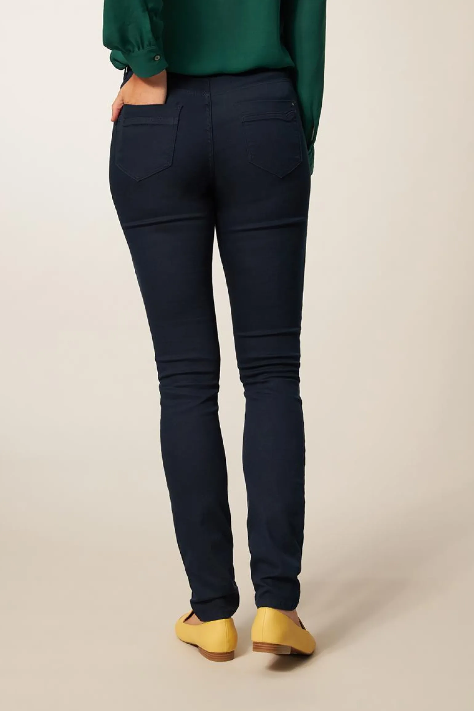 Best Miss Etam Broek slim fit blauw 36" Donkerblauw