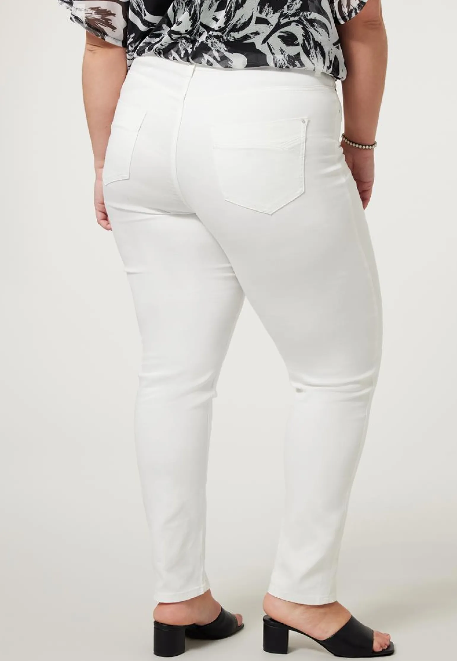New Miss Etam Broek slim fit 32" Wit