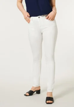 Outlet Miss Etam Broek slim fit 32" Wit