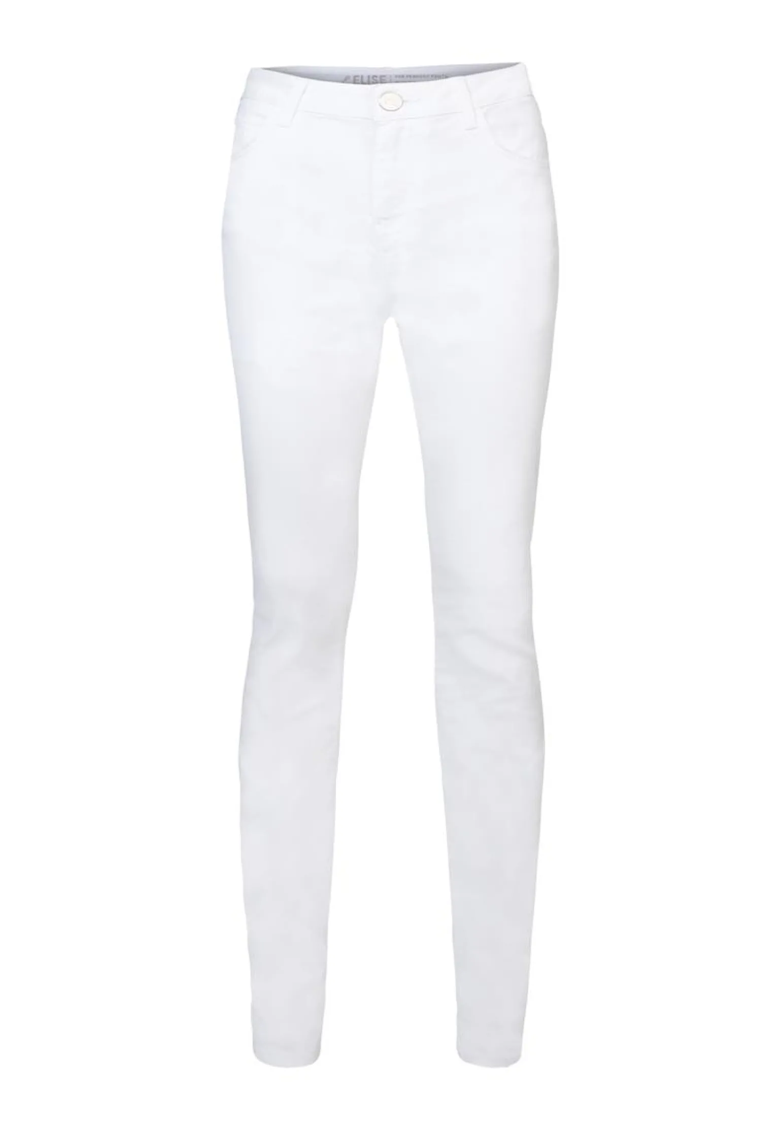 Outlet Miss Etam Broek slim fit 32" Wit