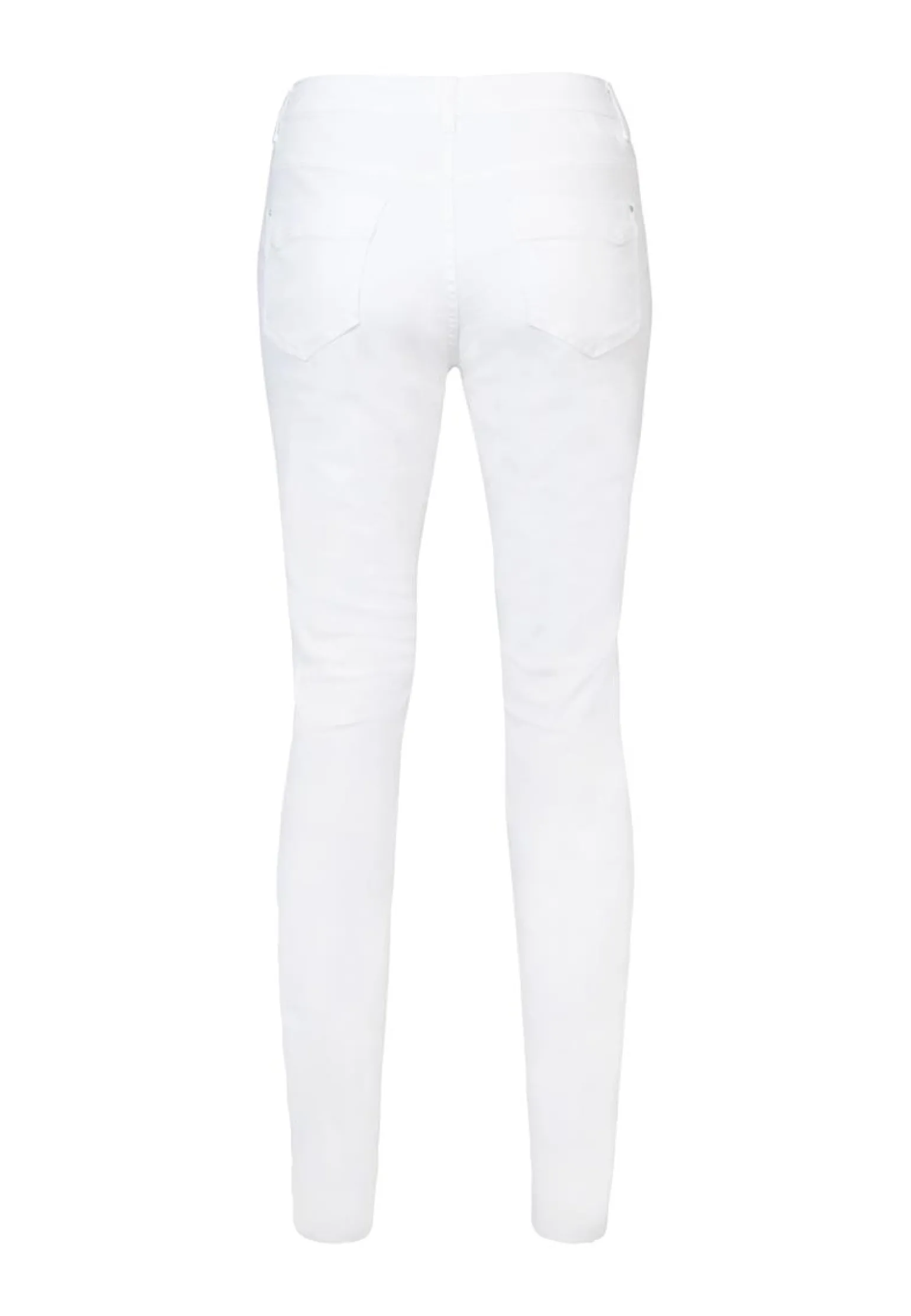 Outlet Miss Etam Broek slim fit 32" Wit