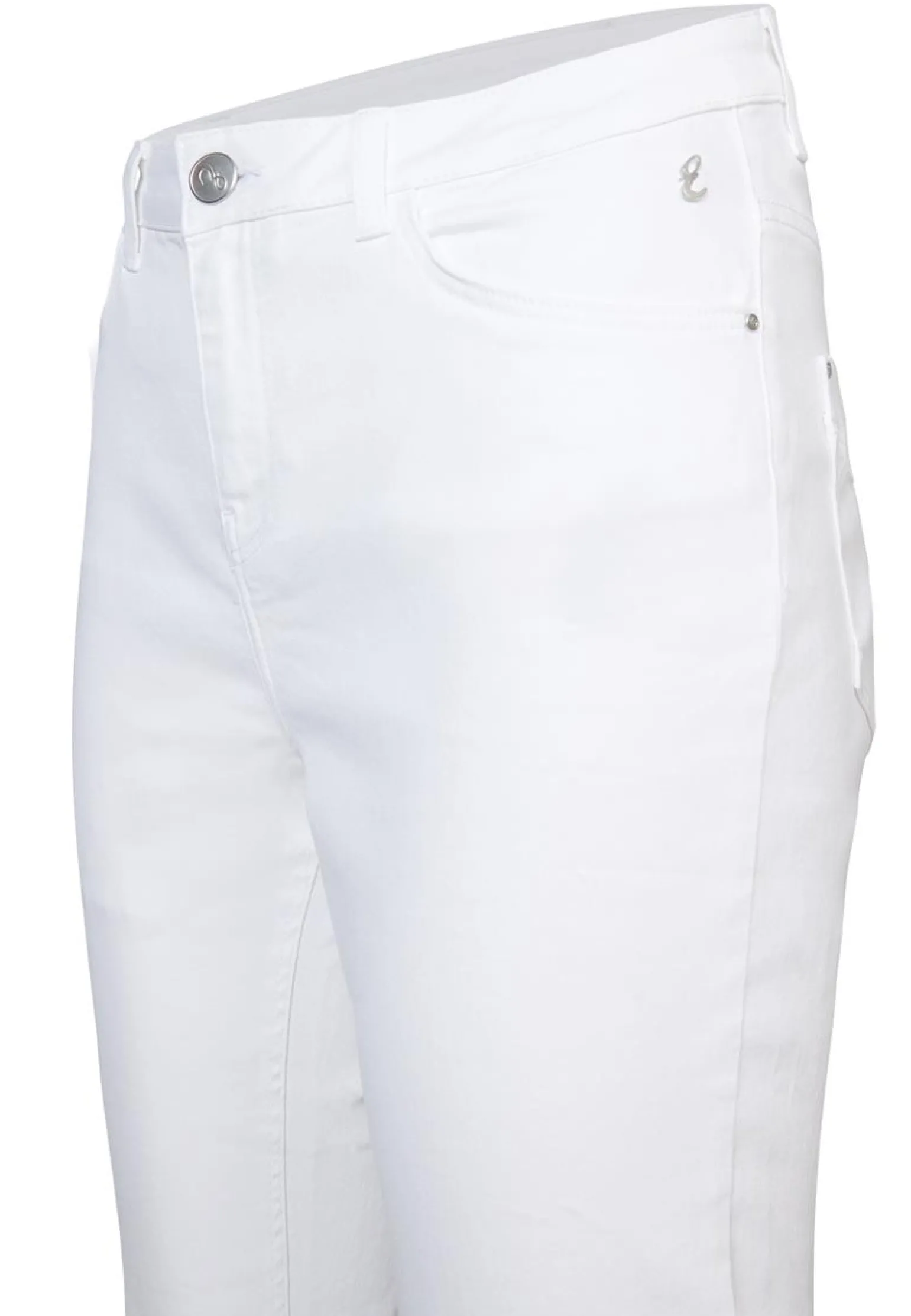 Outlet Miss Etam Broek slim fit 32" Wit
