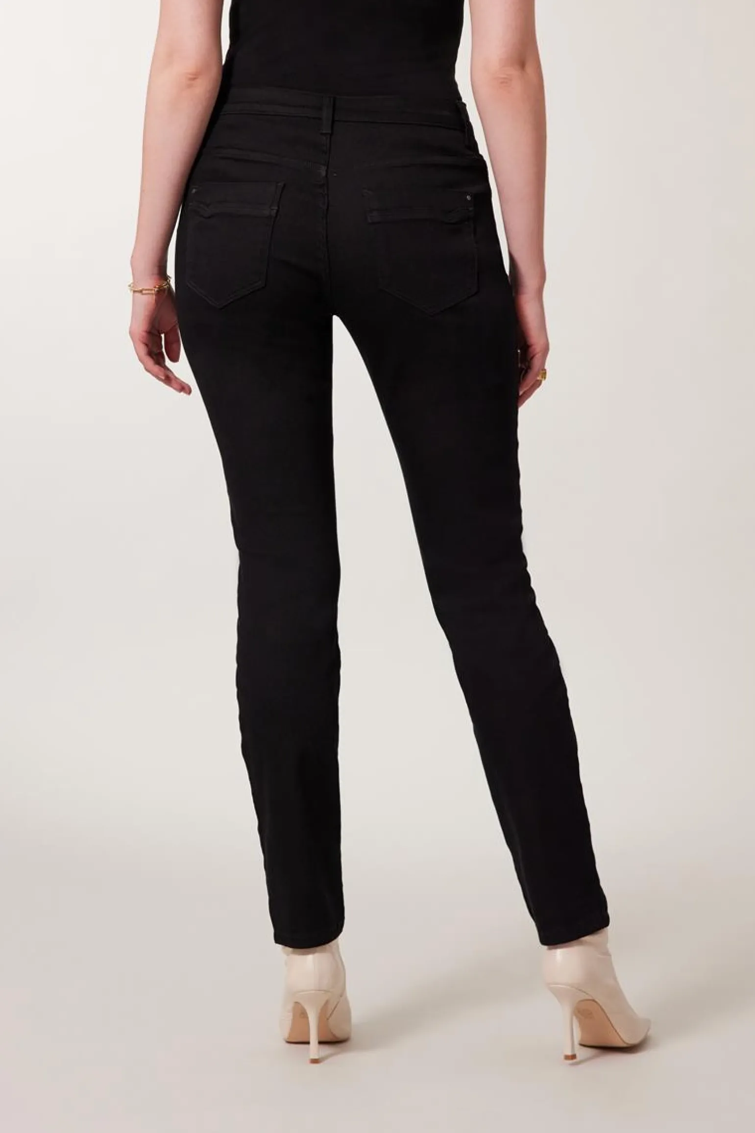 Clearance Miss Etam Broek slim fit 32" Zwart
