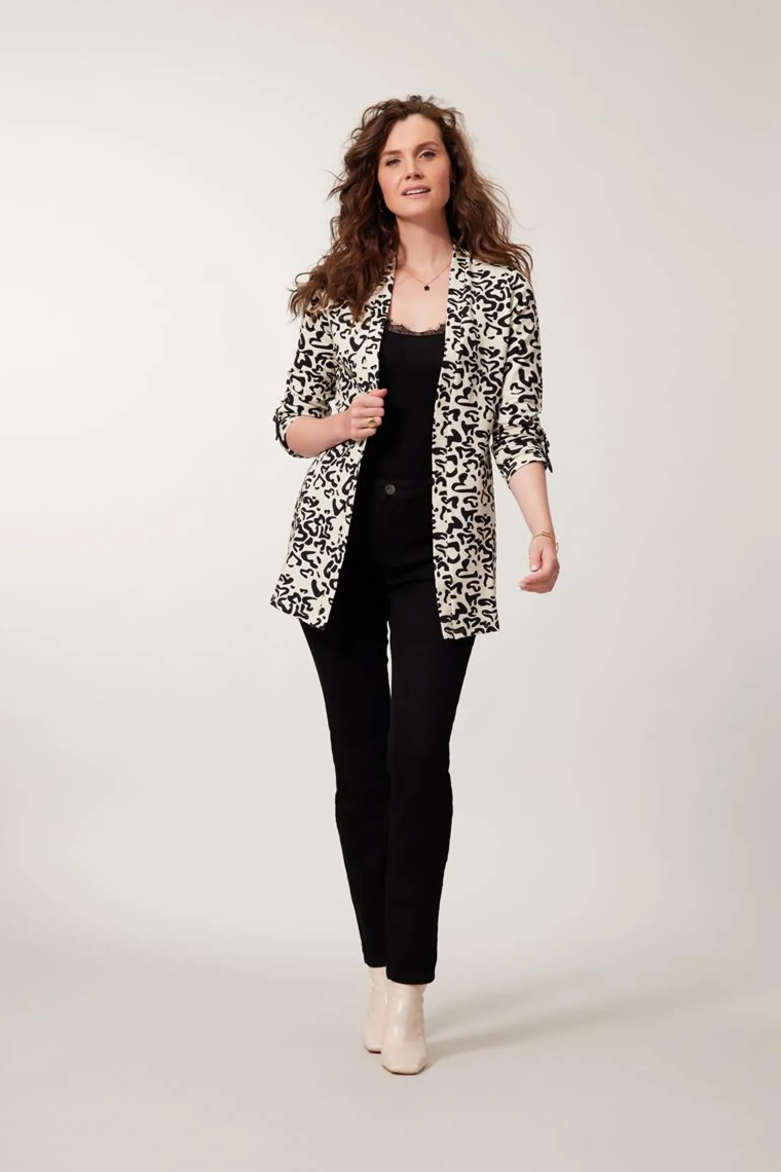 Clearance Miss Etam Broek slim fit 32" Zwart