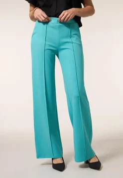 Discount Miss Etam Broek wide leg blauw 32" Soft Aqua