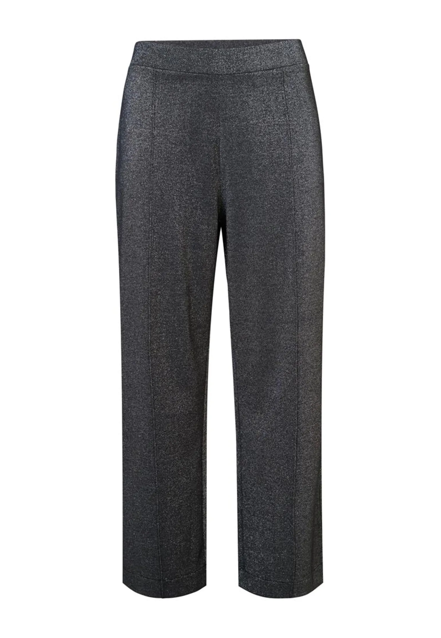 Hot Miss Etam Broek wide leg glitter grijs 32" Multi silver