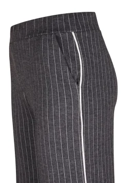 Hot Miss Etam Broek wide leg grijs pinstripe 32