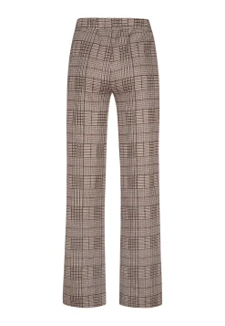 Clearance Miss Etam Broek wide leg print bruin 36